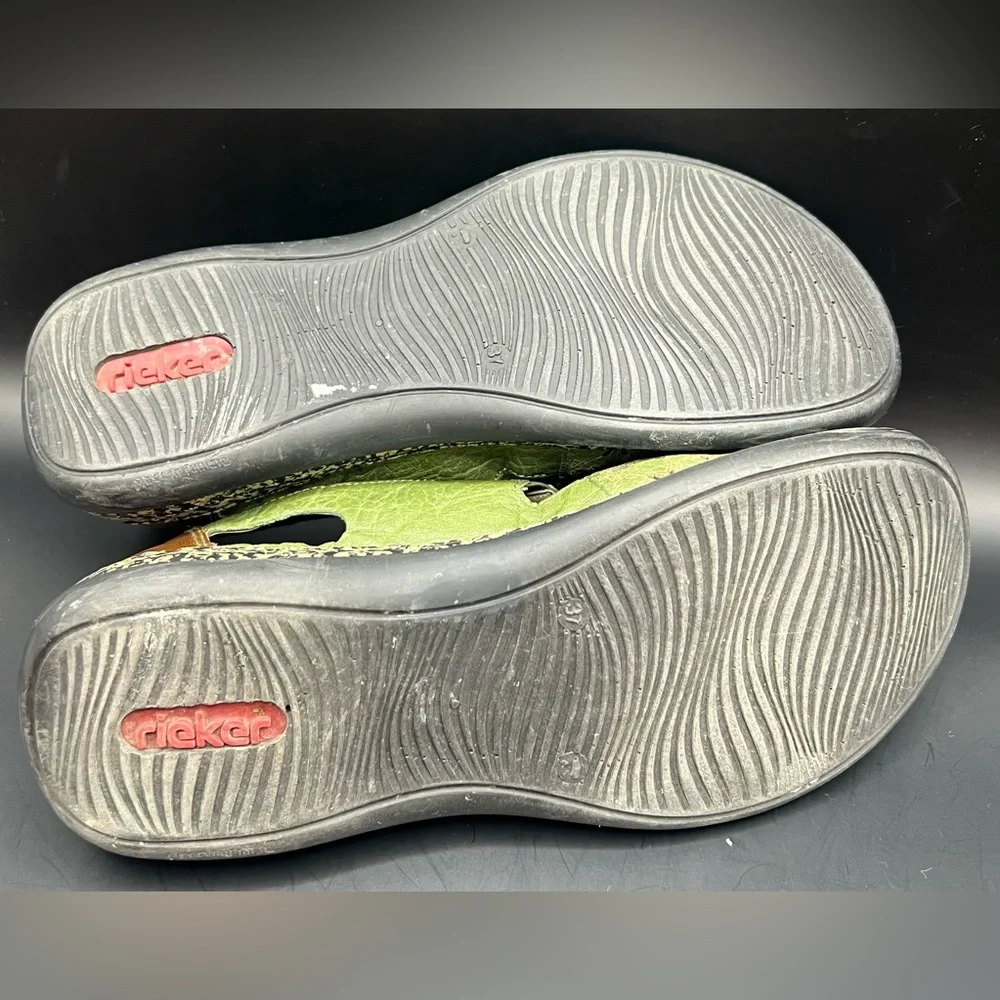 Rieker- Womens, Size:37, Green Women's Shoes,‎ Pre-Owned - Picture 8 of 9